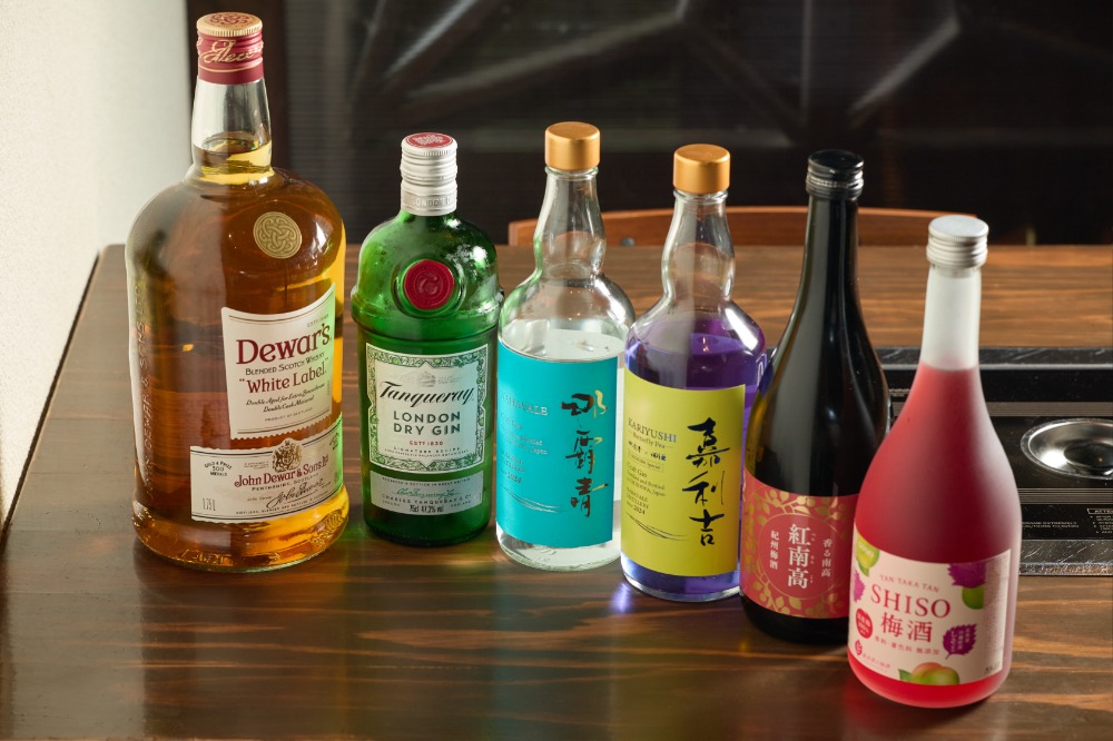 豊富なドリンクメニュー